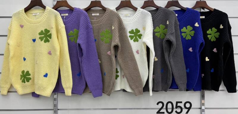 Swetry damskie Roz Standard, Mix Kolor .Paczka 10 szt